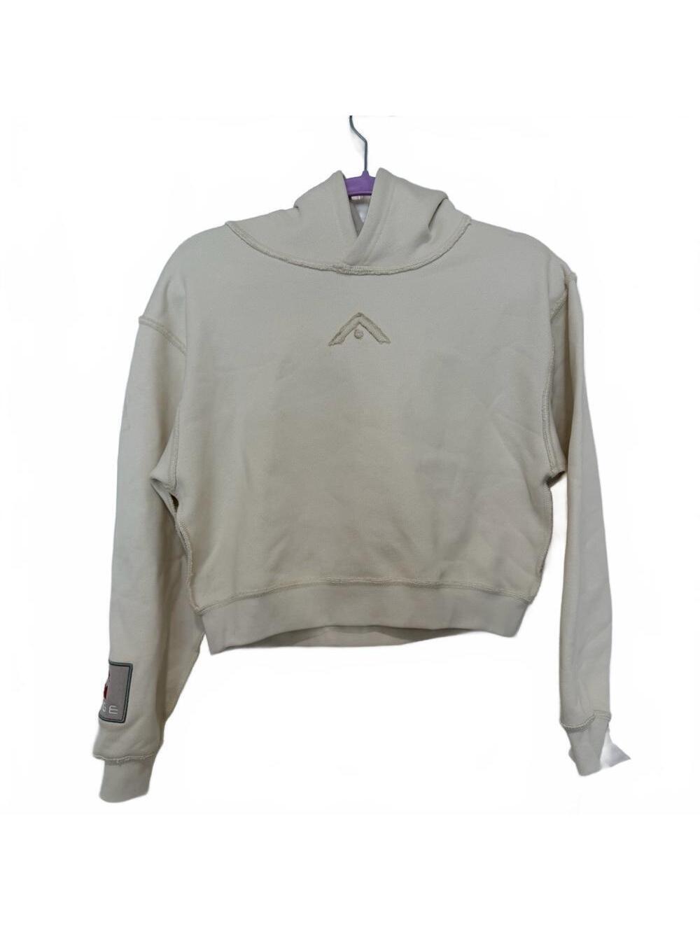Red Bull Mirage Coachella Limited Edition Cropped Hoodie Cream Sweatshirt Size M